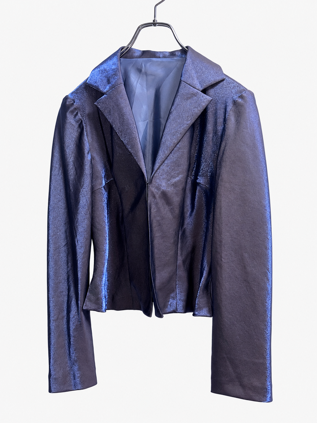 JK26001/Vintage Japanese Lame Jacket – Made in Japan Rayon Nylon Short Jacket