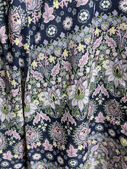 SH26016/Vintage Floral Long Shirt – Made in Japan Floral Pattern Long Shirt 1990s